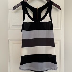 Express Silk Striped Tank